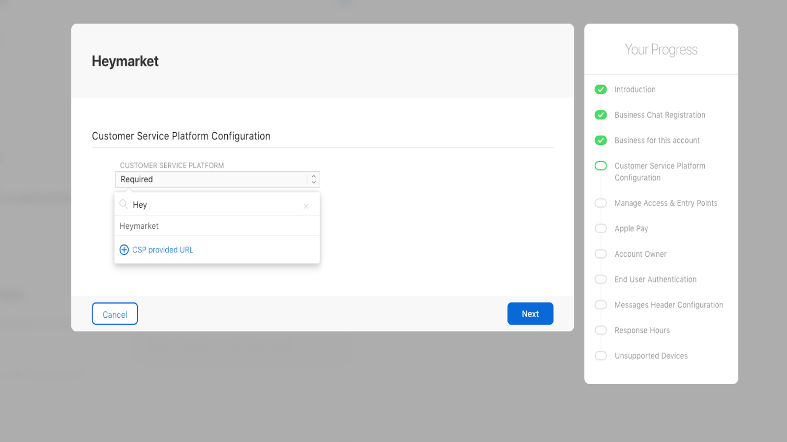 Apple Business Chat Integration Heymarket